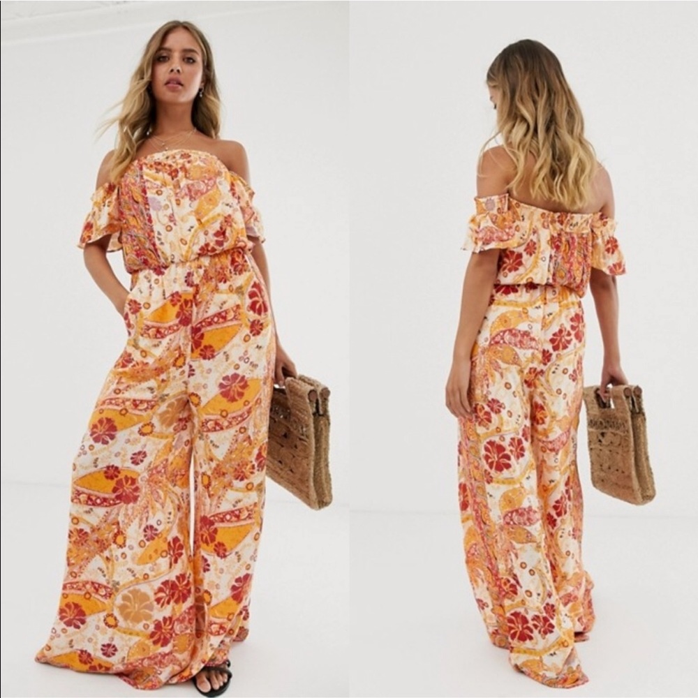NEW Free People Carmen Off The Shoulder Jumpsuit - XS/S